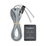 Nedis Power Inverter fjernbetjening | 6.00 m | RJ12 | Sort