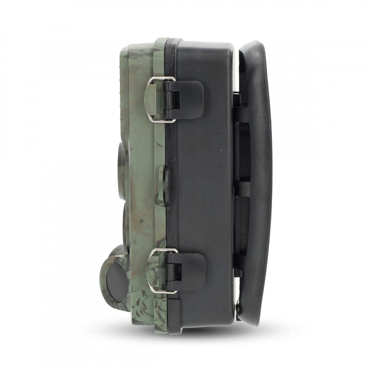 Nedis Vildtkamera | 4K@10fps | 50 MPixel | 5 MPixel CMOS | IP65 | Sort No-Glow IR | Nattesyn | Betragningsvinkel: 60 ° | Bevægelse Sensor | Detektionsvinkel: 130 ° | Detektionsområde: 20 m | Skærmstørrelse: 2.4 