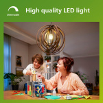 Philips LED E27 Normal A60 4W (60W) Frostad 840lm Dimbar 2700K Energiklass A