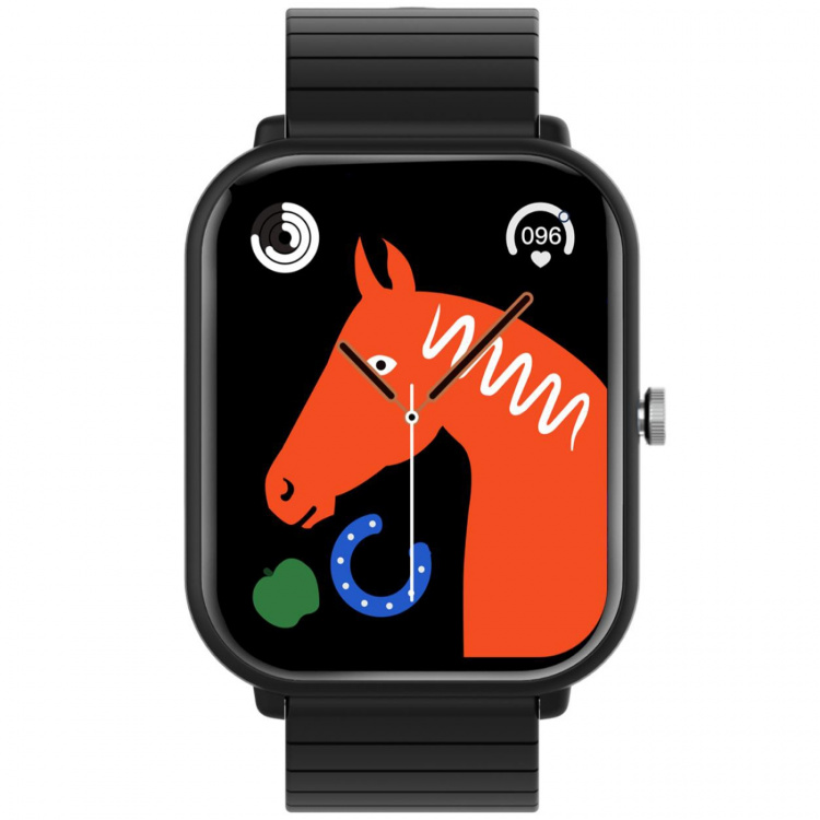 Celly Trainermate 2 Smartwatch med rektangulär urtavla Svart