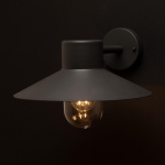 Llitt Victor Väggarmatur E27-sockel IP44 Antracit
