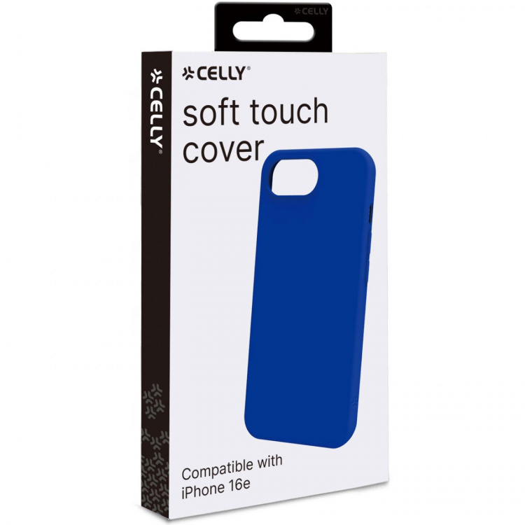 Celly Cromo Soft rubber case iPhone SE 4 Blå