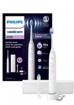 Philips Sonicare hvid elektrisk tandbørste serie 6500 HX7410/02 Philips Sonicare hvid elektrisk tandbørste serie 6500 HX7410/02