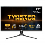 Twisted Minds Blaze Series Flat 27 QHD - 180HZ 0.5MS Fast IPS HDMI 2.1 Gaming Monitor