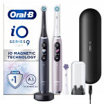 Oral B iO9 Duo Pack Black Onyx & Rose Quartz elektrisk tandbørste