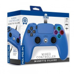 Trade Invaders Kablet controller til PS4 med 3M-kabel - Blå Trade Invaders Kablet controller til PS4 med 3M-kabel - Blå
