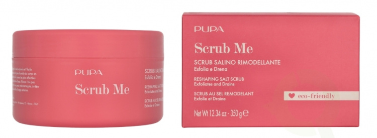 Pupa Milano Pupa Scrub Me Reshaping Salt Scrub 350 g Exfoliates And Drains