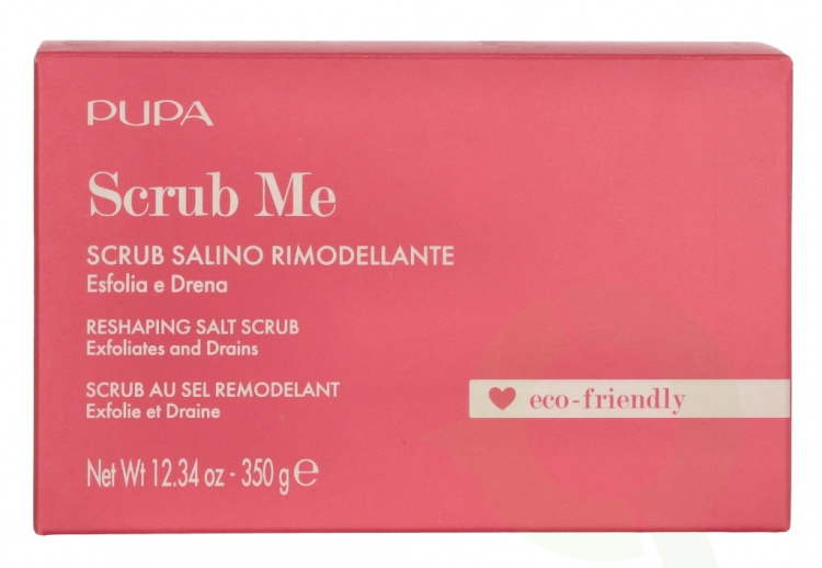 Pupa Milano Pupa Scrub Me Reshaping Salt Scrub 350 g Exfoliates And Drains