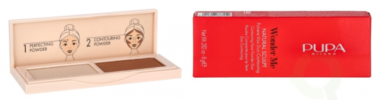 Pupa Milano Pupa Wonder Me Natural Sculpt Palette 8 g #01 Light
