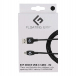 FLOATING GRIP 3M USB-C-kabel i silikone (sort) FLOATING GRIP 3M USB-C-kabel i silikone (sort)