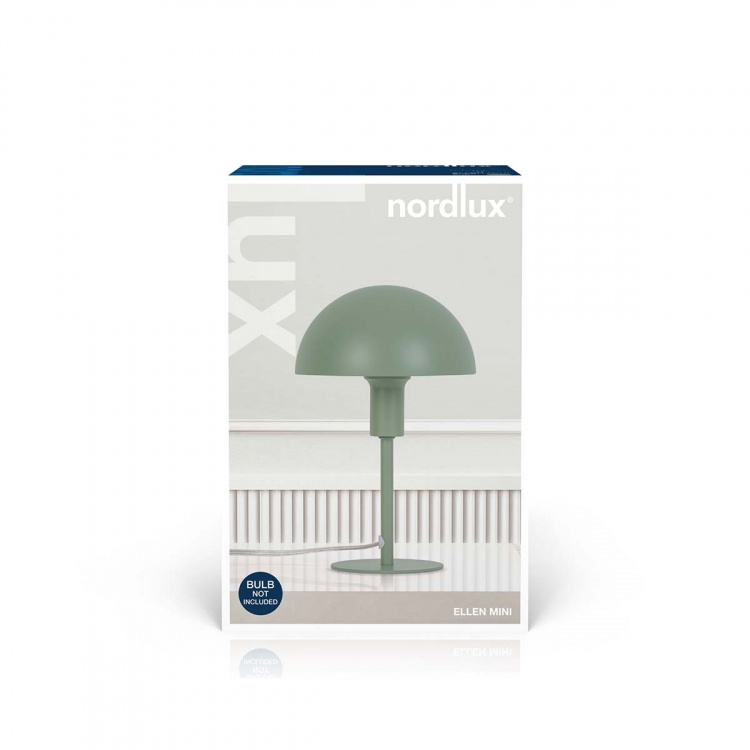 Nordlux Ellen Mini Bordlampe Støvet grøn