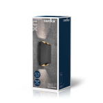 Nordlux Nico Square 22 Væglampe Sort