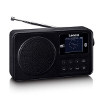 Lenco Bærbar DAB+/FM-radio med Bluetooth® Sort