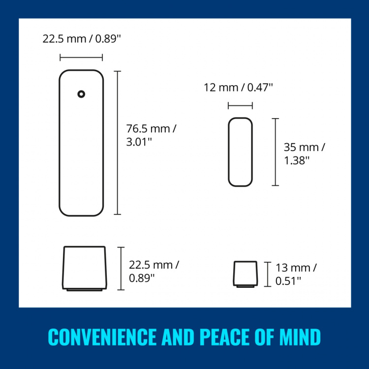 WiZ WiFi Smart Kontaktsensor 2-pack
