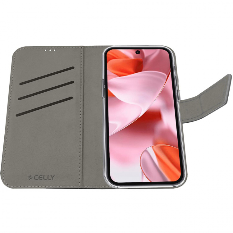 Celly Wallet Case Google Pixel 9 / Pixel 9 Pro Svart