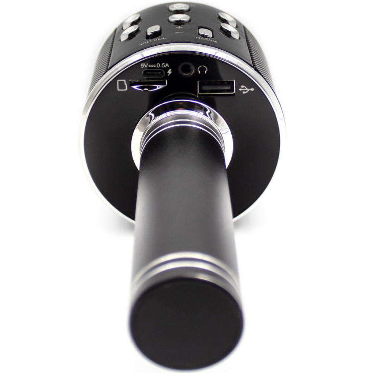 Denver Bluetooth Karaoke Microphone with built-in speaker. Black in colour