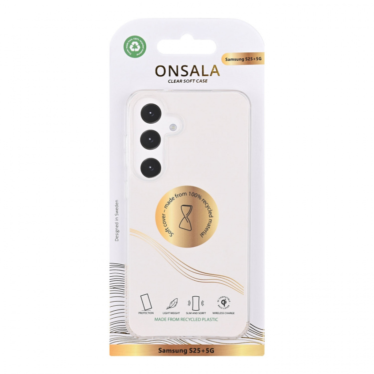 Onsala Mobilcover Samsung S25+ 5G TPU Transparent