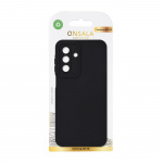 Onsala Mobilcover Samsung A26 5G Silikoneeffekt Sort