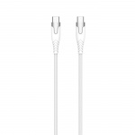 Gear Kevlar-Kabel Pro Usb-C 2.0 Med Metalhus Hvid 1,5m