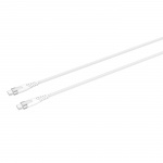 Gear Kevlar-Kabel Pro Usb-C 2.0 Med Metalhus Hvid 1,5m