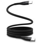 STATIK Magnetisk Kabel Magstack Pro USB-C Til USB-C Sort 1m STATIK Magnetisk Kabel Magstack Pro USB-C Til USB-C Sort 1m
