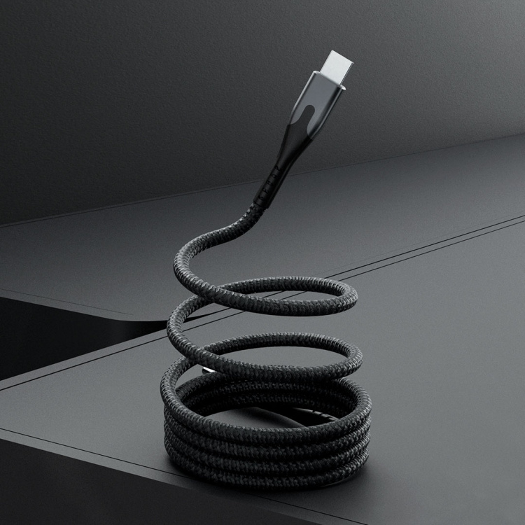 STATIK Magnetisk Kabel Magstack Pro USB-C Til USB-C Sort 1m STATIK Magnetisk Kabel Magstack Pro USB-C Til USB-C Sort 1m