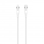 Gear Kevlar-kabel Pro Usb-C Til Lightning Metalhus Hvid 1,5m Gear Kevlar-kabel Pro Usb-C Til Lightning Metalhus Hvid 1,5m