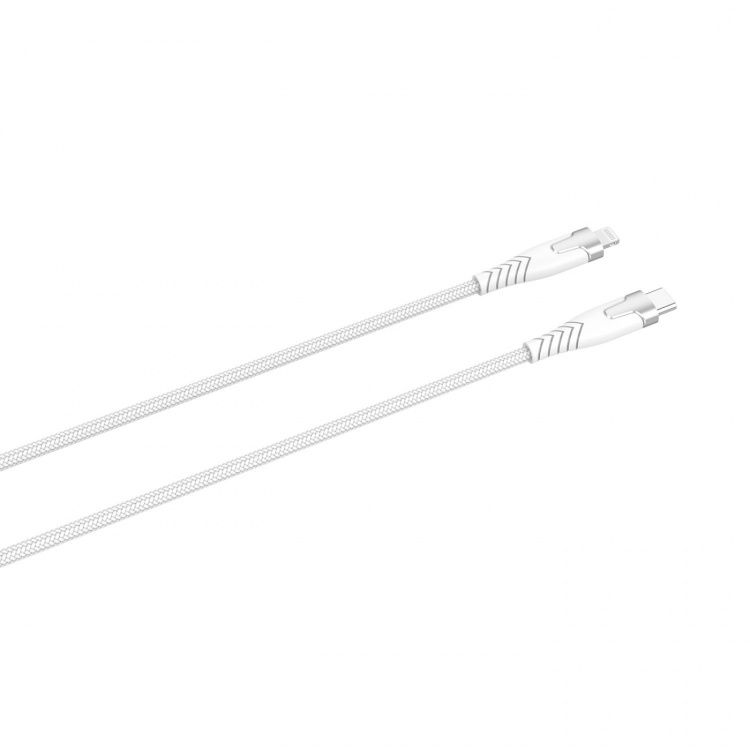 Gear Kevlar-kabel Pro Usb-C Til Lightning Metalhus Hvid 1,5m Gear Kevlar-kabel Pro Usb-C Til Lightning Metalhus Hvid 1,5m