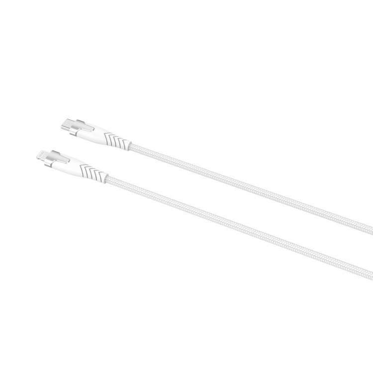 Gear Kevlar-kabel Pro Usb-C Til Lightning Metalhus Hvid 1,5m Gear Kevlar-kabel Pro Usb-C Til Lightning Metalhus Hvid 1,5m