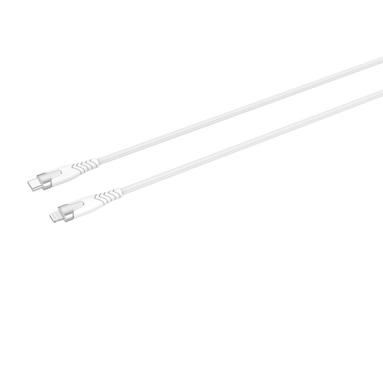 Gear Kevlar-kabel Pro Usb-C Til Lightning Metalhus Hvid 1,5m Gear Kevlar-kabel Pro Usb-C Til Lightning Metalhus Hvid 1,5m