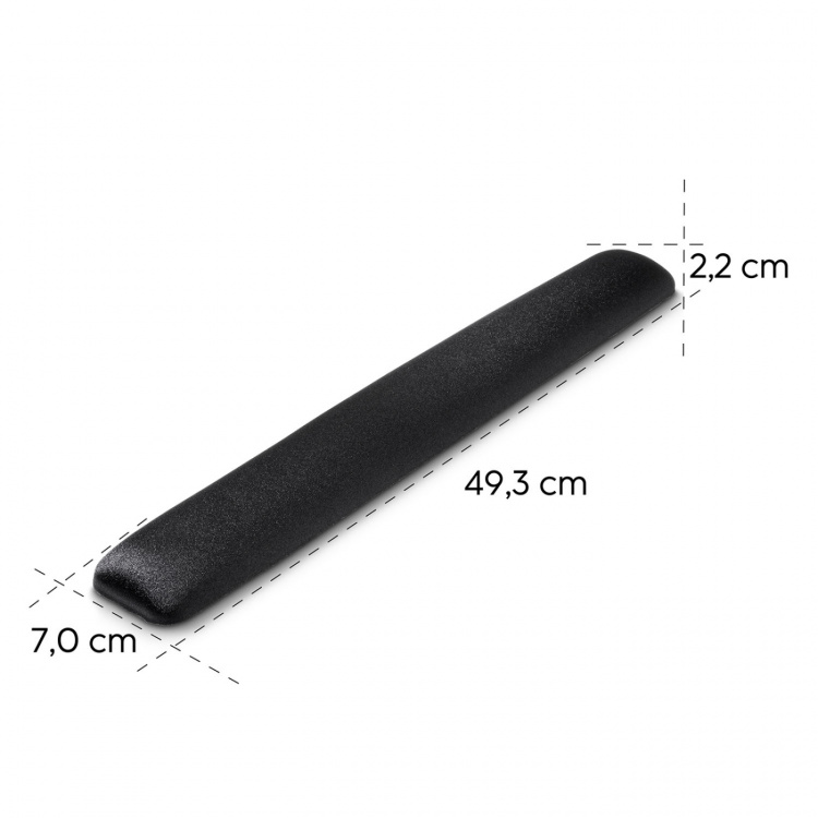 Hama Tastaturhåndledsstøtte Ergo Sort Hama Tastaturhåndledsstøtte Ergo Sort