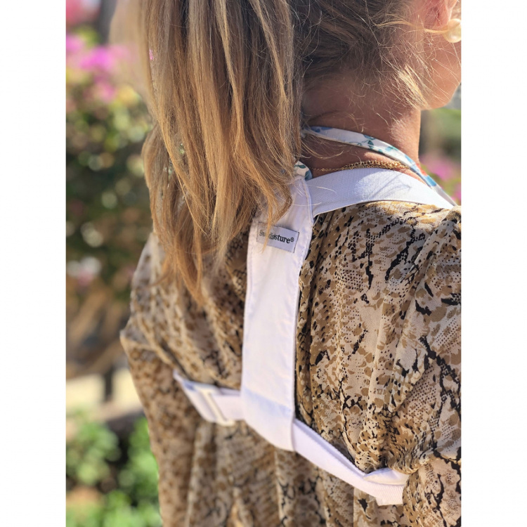 SWEDISH POSTURE Holdningskorrigerende Støtte Flexi S-M Hvid