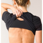 SWEDISH POSTURE T-shirt Dame Posture Reminder Sort XL SWEDISH POSTURE T-shirt Dame Posture Reminder Sort XL