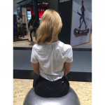 SWEDISH POSTURE T-shirt Dame Posture Reminder Hvid L