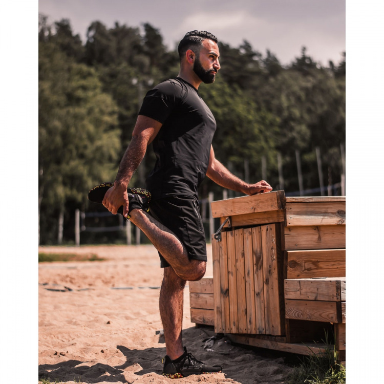 SWEDISH POSTURE T-shirt Herre Posture Reminder Sort M SWEDISH POSTURE T-shirt Herre Posture Reminder Sort M