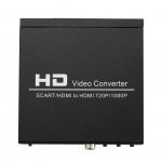 North SCART+HDMI til HDMI HD Konverter og Switch Sort
