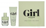 Rochas Girl Giftset 160 ml Edt Spray 60ml/Exfoliating Body Wash 100ml