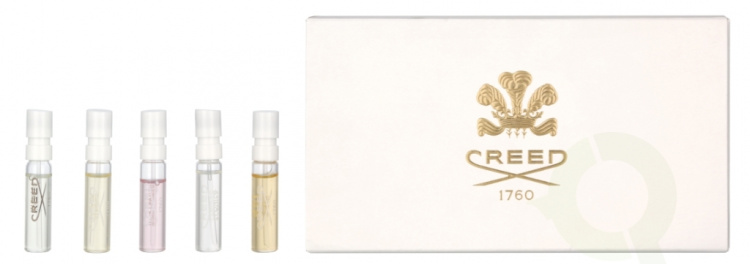 Creed Woman\'s Inspiration Floral Edition Set 8.5 ml Aventus For Her 1,7ml/Carmina 1,7ml/Wind Flowers 1,7ml/Queen Of Silk 1,7ml/ Spring Flower 1,7ml