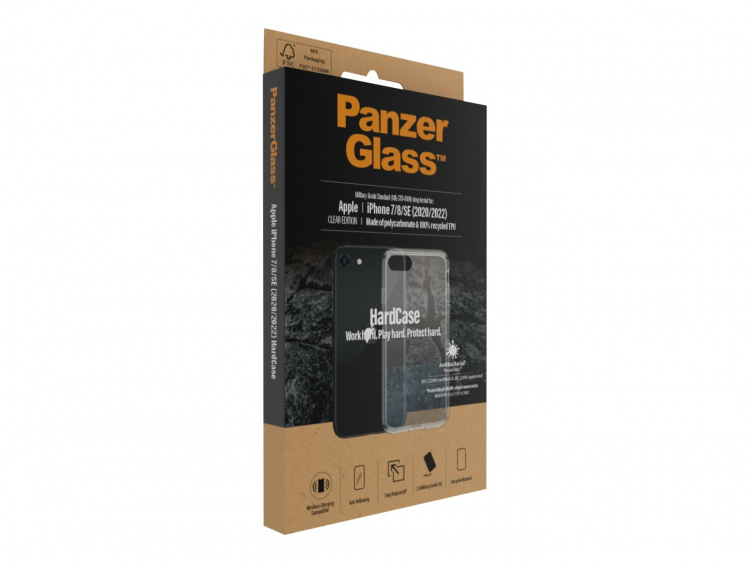 PanzerGlass HardCase Clear Edition Beskyttelsescover Klar Apple iPhone SE (2. generation), SE (3rd generation)