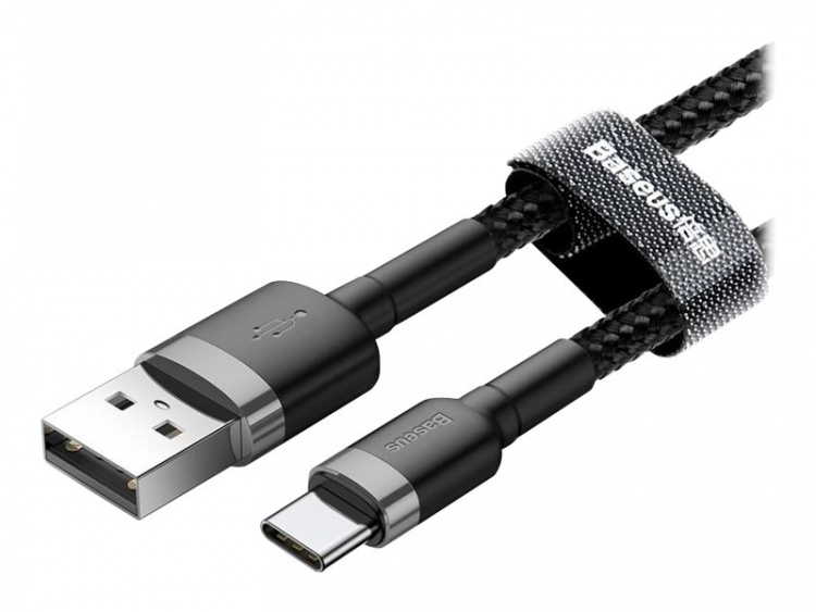Baseus Cafule USB 2.0 USB Type-C cable 3m Black Grey