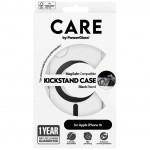 PanzerGlass CARE Kickstand Sort til Apple iPhone 16