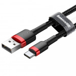 Baseus USB-A 2.0 til USB-C kabel 0.5m sort