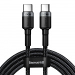 Baseus Cafule USB-C til USB-C kabel 100W 2m grå/sort