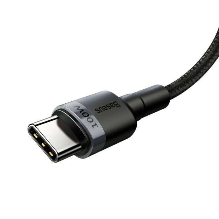 Baseus Cafule USB-C til USB-C kabel 100W 2m grå/sort