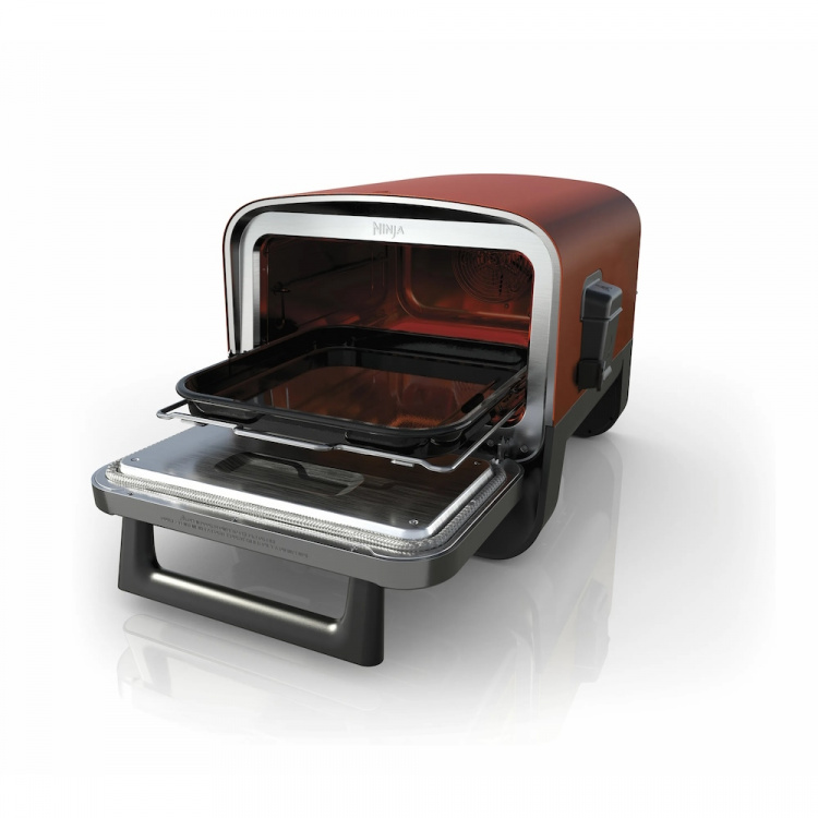 Ninja OO101EU Woodfire elektrisk udendørs ovn 2400 W Rød