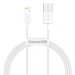 Baseus USB 2.0 til Lightning kabel 1m hvid