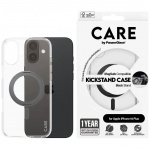 PanzerGlass CARE Kickstand Sort til Apple iPhone 16 Plus