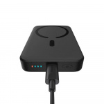 Baseus 10000 mAh Powerbank med trådløs opladning 20W Sort