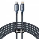 Baseus Crystal Shine USB-C til Lightning kabel 20W 2m sort