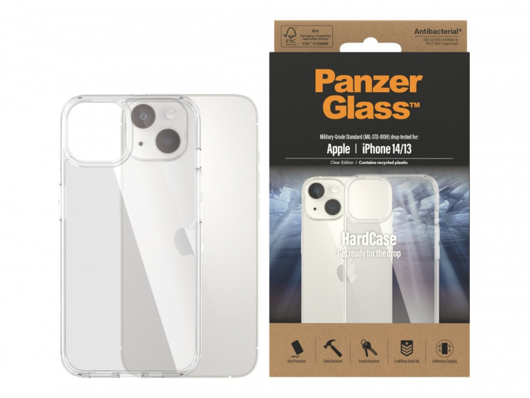 PanzerGlass HardCase Beskyttelsescover Klar Apple iPhone 13, 14